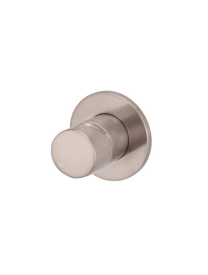 Meir Round Wall Pinless Handle Wall Mixer Trim Kit