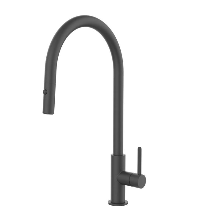 Turner Hastings Naples Pull Out Mixer Tap - Matte Black