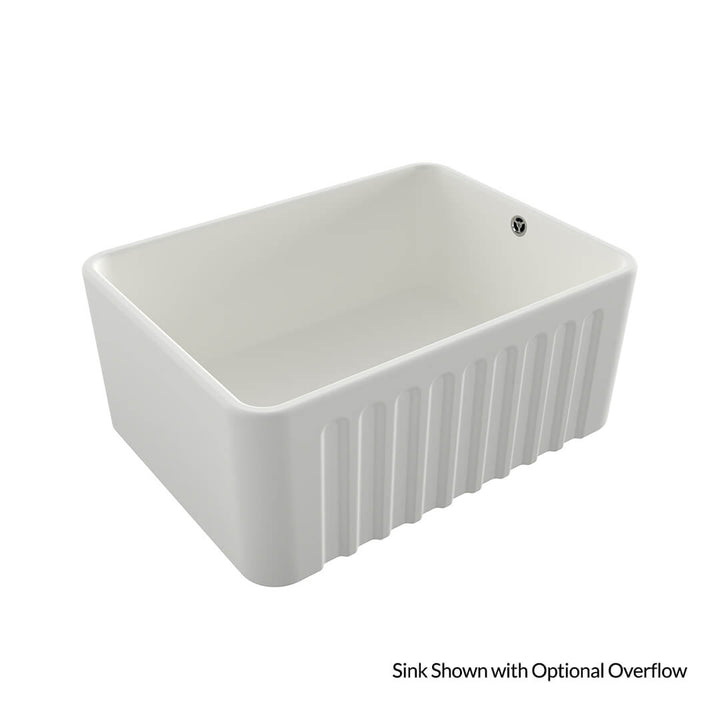 Turner Hastings Novi Fine Fireclay Matte White Farmhouse Butler Sink