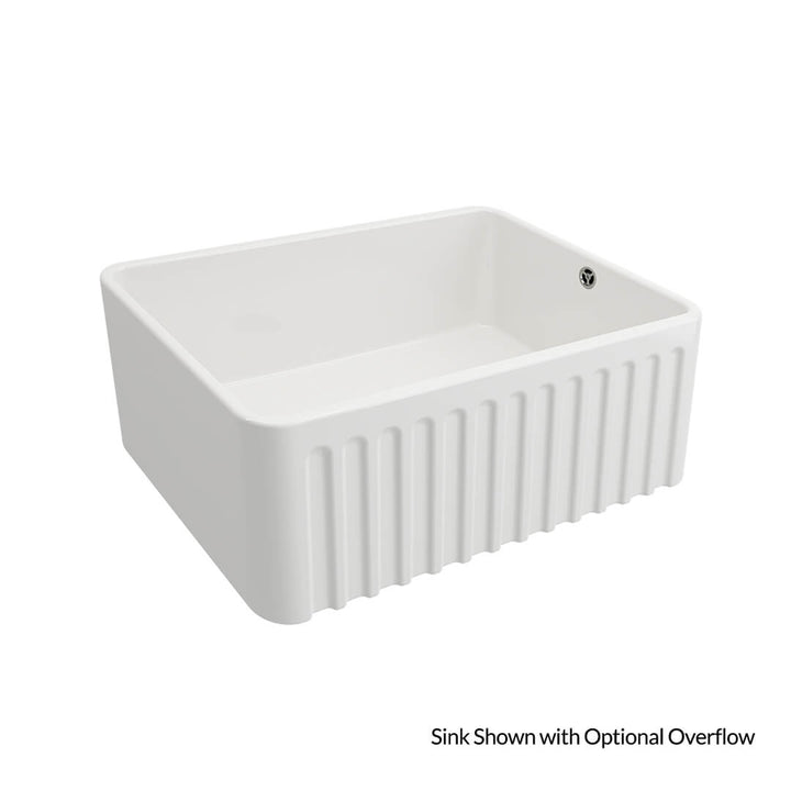 Turner Hastings Novi Fine Fireclay Gloss White Farmhouse Butler Sink