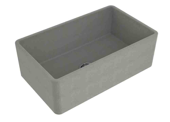 Turner Hastings Novi Fine Fireclay Concrete Look Farmhouse Butler Sink