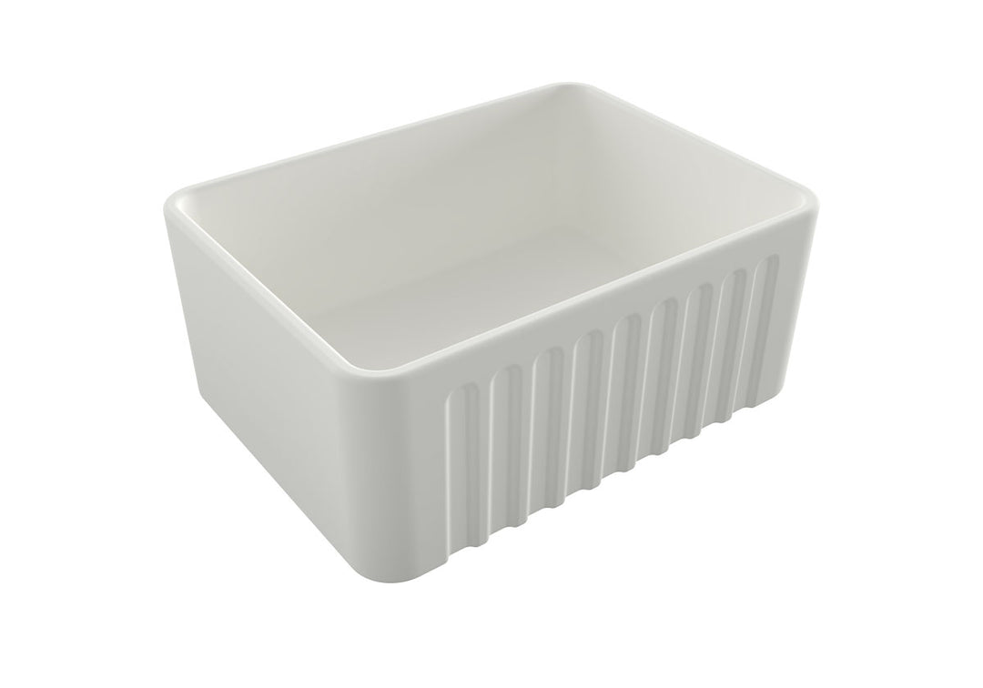 Turner Hastings Novi Fine Fireclay Matte White Farmhouse Butler Sink