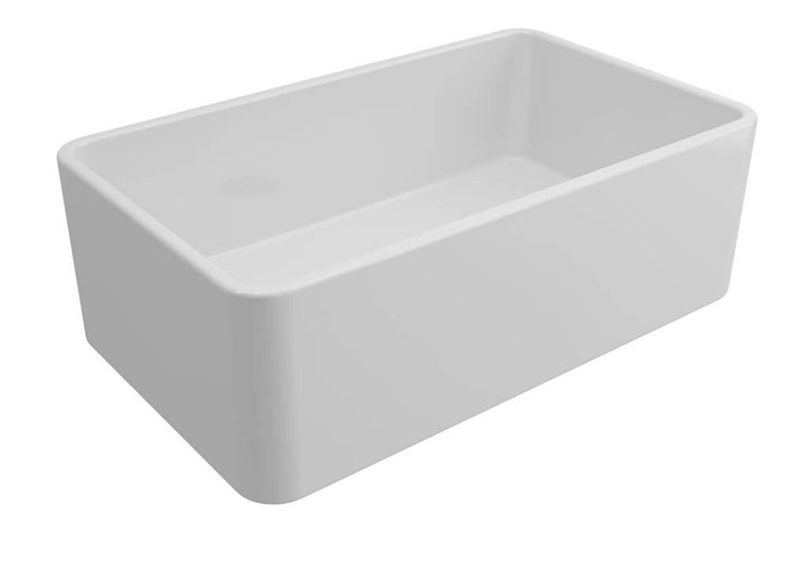 Turner Hastings Novi Fine Fireclay Gloss White Farmhouse Butler Sink