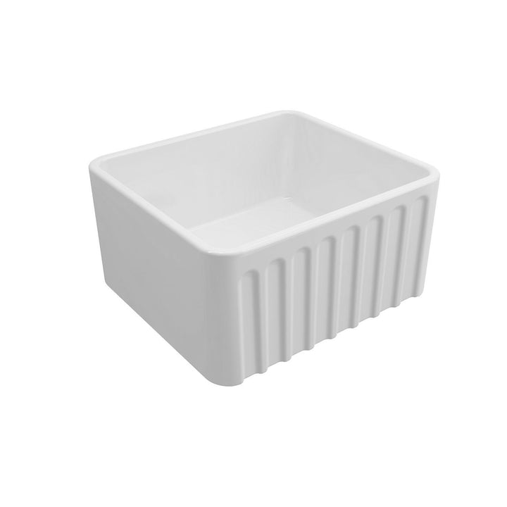 Turner Hastings Novi Fine Fireclay Gloss White Farmhouse Butler Sink
