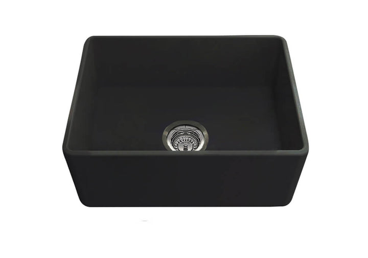 Turner Hastings Novi Fine Fireclay Matte Black Farmhouse Butler Sink