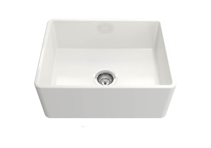 Turner Hastings Novi Fine Fireclay Gloss White Farmhouse Butler Sink