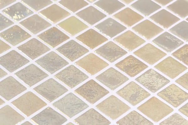 Onix Opalescent Beige Dot Pool Tile