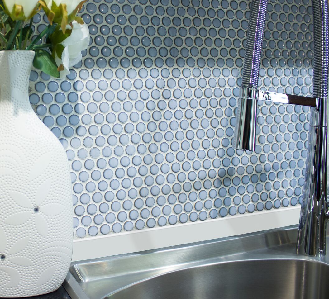 The Vintage Penny Round Mosaic Tile Collection