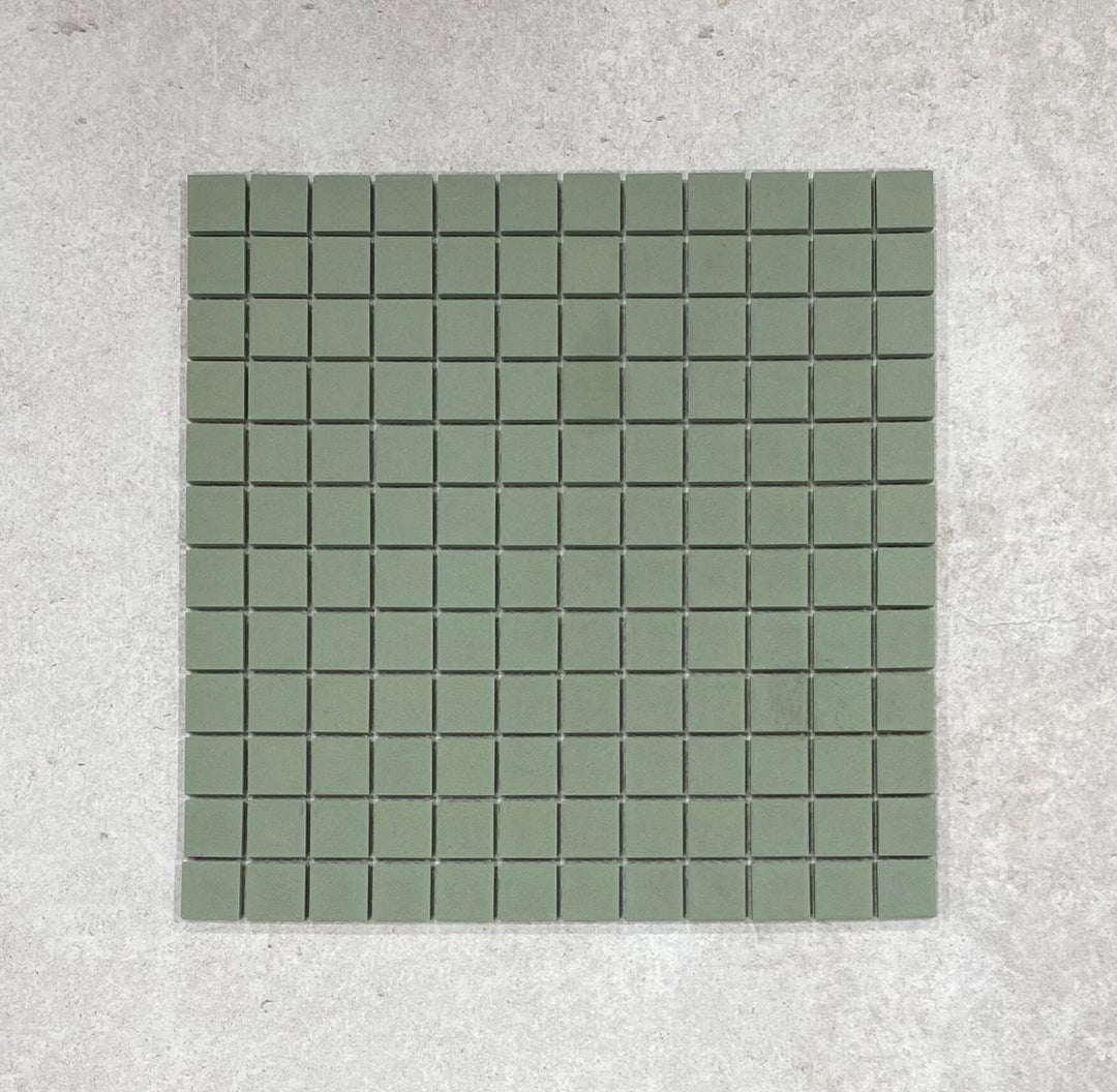 The Raku Square Unglazed Mosaic Collection