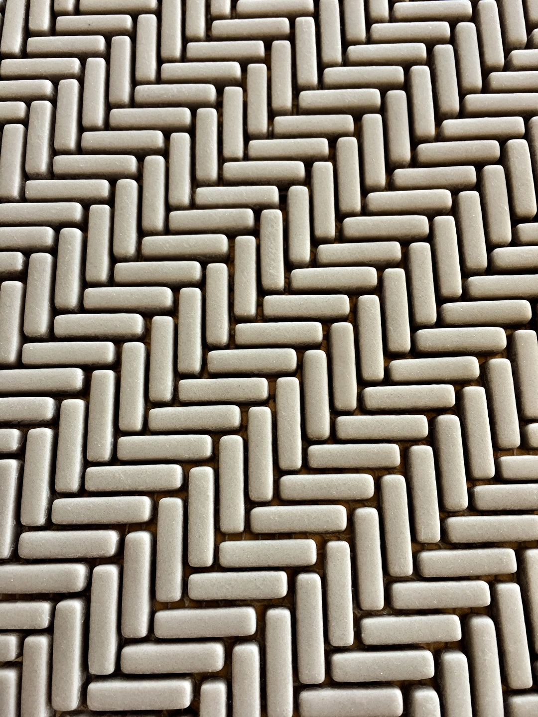 The Micro Glass Herringbone Mosaic Collection