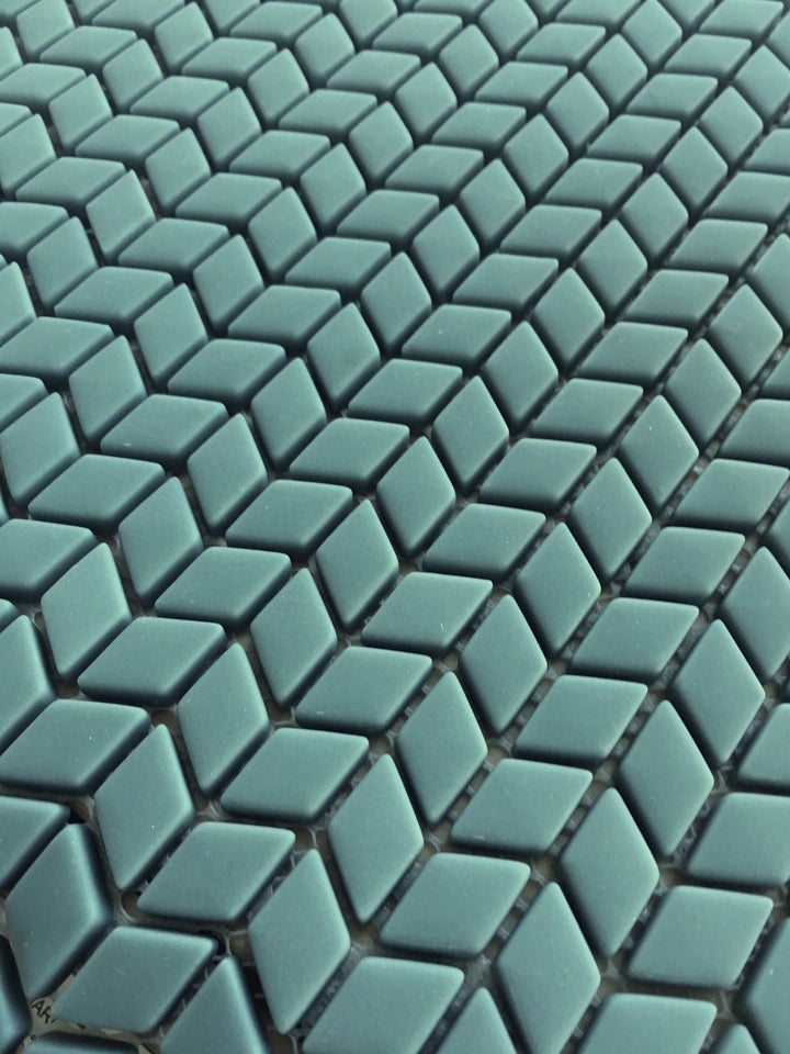 The Micro Glass Chevron Mosaic Collection