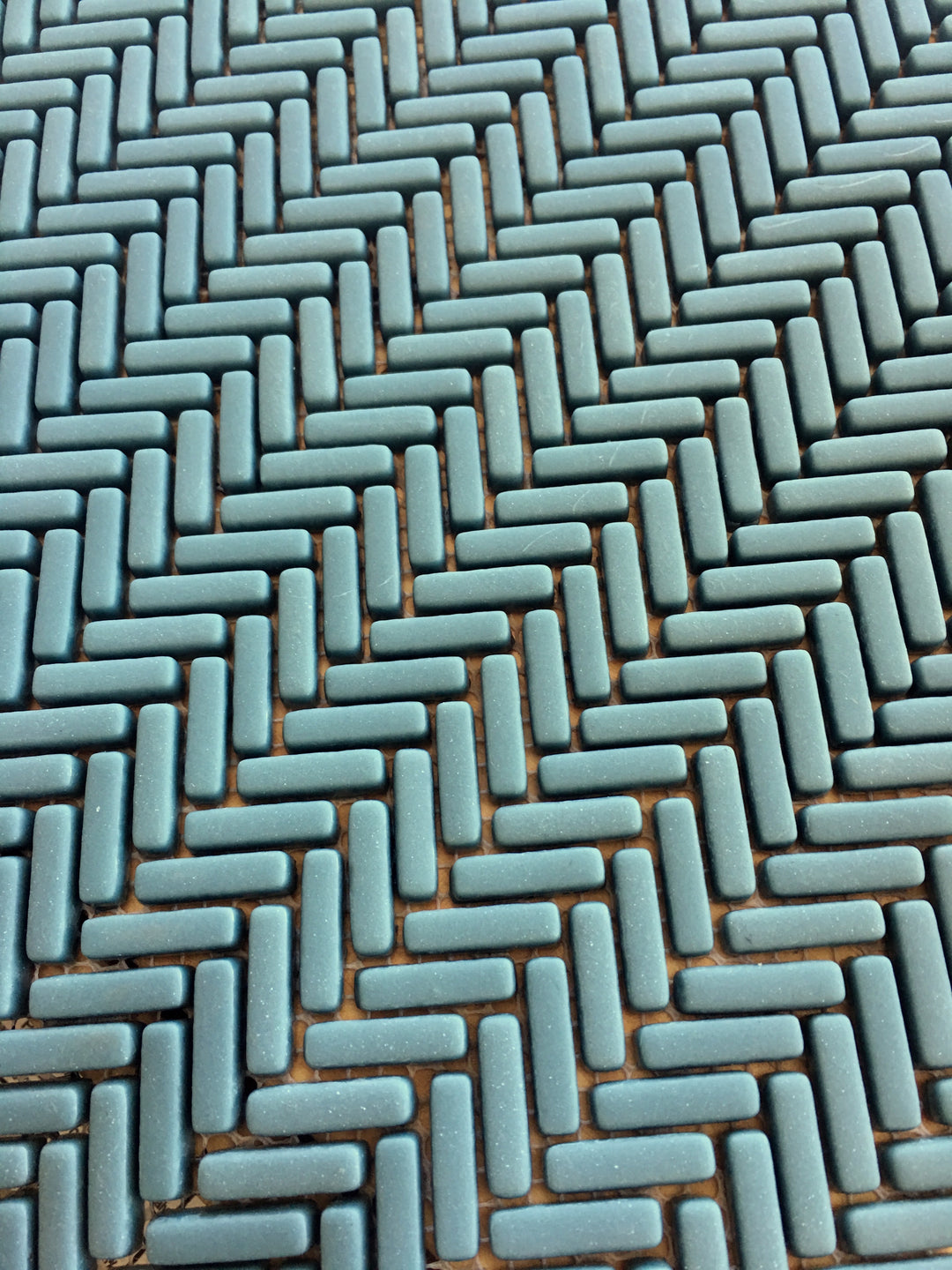 The Micro Glass Herringbone Mosaic Collection
