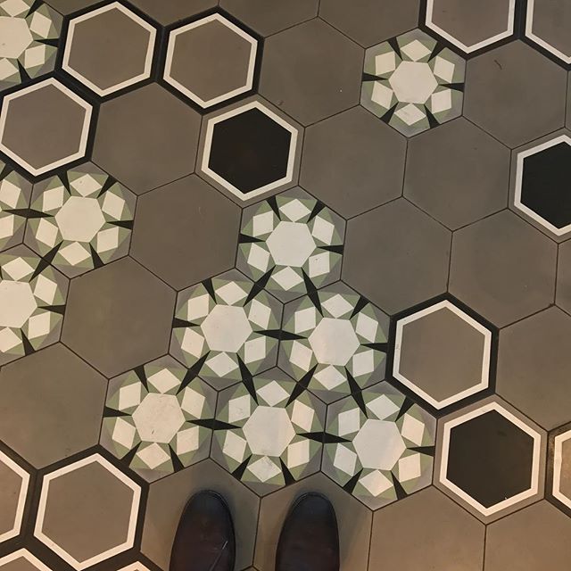 The Vermont Bordered Hexagon Tile Collection