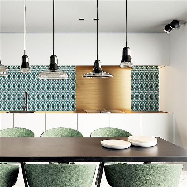 Durable kitchen floor tiles sample displaying stone-look texture